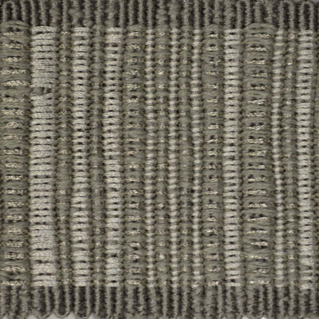 Europatex Fabric Legacy Tape Dove Legacy 64% Cotton / 26% Rayon / 5% Linen / 5% Metallic yarns China See Sample Horizontal: N/A and Vertical: N/A 2.50 inches  - My Fabric Connection -