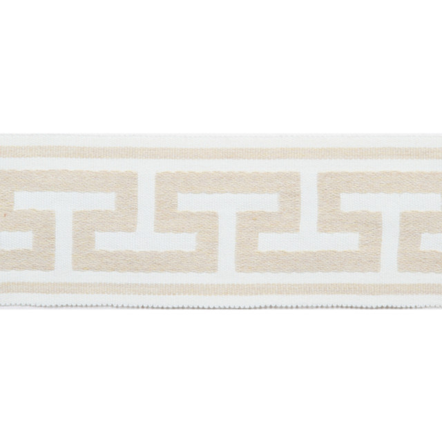 Europatex Fabric Pergola - Embroidered Tape - Nougat Pergola 100% Solution Dyed Acrylic China See Sample Horizontal: N/A and Vertical: N/A 2.75 inches  - My Fabric Connection -