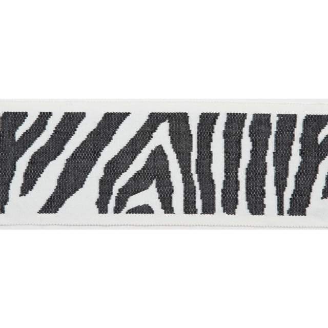 Europatex Fabric Pergola - Zebra Tape - Black Pergola 100% Solution Dyed Acrylic China See Sample Horizontal: N/A and Vertical: N/A 3.25 inches  - My Fabric Connection -