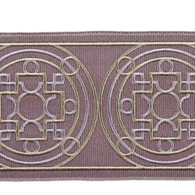 Europatex Fabric Sion - Lilac Tapes Galore 100% Polyester China See Sample Horizontal: N/A and Vertical: N/A 3.55 inches  - My Fabric Connection -