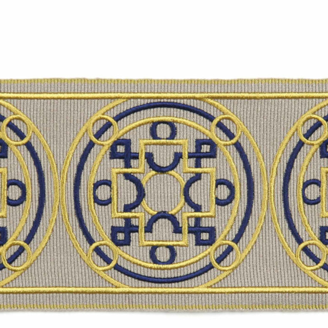 Europatex Fabric Sion - Lime Tapes Galore 100% Polyester China See Sample Horizontal: N/A and Vertical: N/A 3.55 inches  - My Fabric Connection -