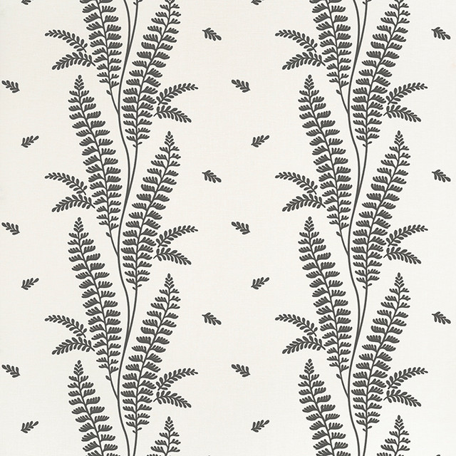 Anna French Wallpaper Ensbury Fern Black AT57884 Wallpaper Non Woven Wallpaper UNITED STATES - </p><p>Repeat: V: 8.5 27 - My Fabric Connection -