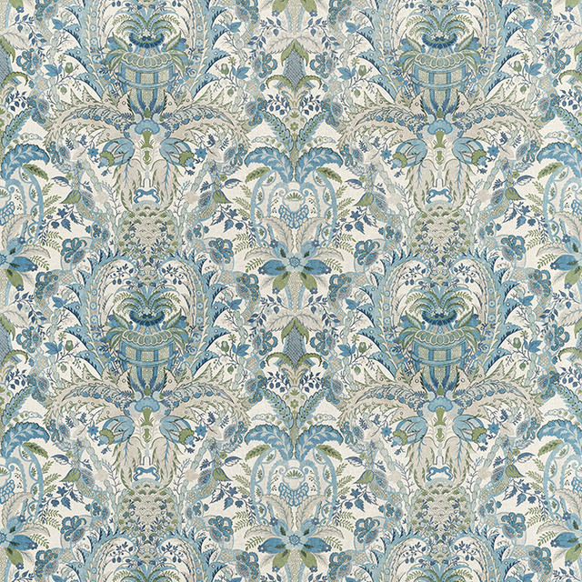 Anna French Fabric Narbeth Blue and Green AF57858 Fabric 51% Cotton, 49% Linen UNITED KINGDOM 20000 </p><p>Repeat: V: 26.25 54 - My Fabric Connection - Anna French Fabric Narbeth Blue and Green AF57858 Fabric 51% Cotton, 49% Linen UNITED KINGDOM 20000 </p><p>Repeat: V: 26.25 54 - My Fabric Connection -