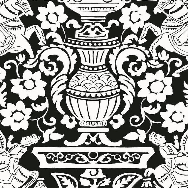 Thibaut Wallpaper Galway Black T14365 Wallpaper Wallpaper UNITED STATES - </p><p>Repeat: V: 36 27 - My Fabric Connection - Thibaut Wallpaper Galway Black T14365 Wallpaper Wallpaper UNITED STATES - </p><p>Repeat: V: 36 27 - My Fabric Connection -