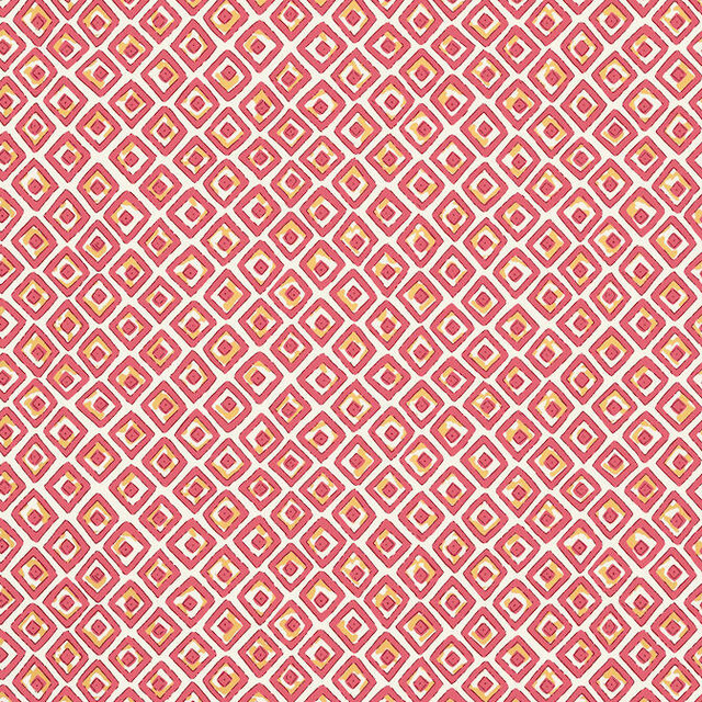 Thibaut Wallpaper Indian Diamond Pink T10663 Wallpaper Wallpaper UNITED STATES - </p><p>Repeat: V: 25.25 27 - My Fabric Connection - Thibaut Wallpaper Indian Diamond Pink T10663 Wallpaper Wallpaper UNITED STATES - </p><p>Repeat: V: 25.25 27 - My Fabric Connection -