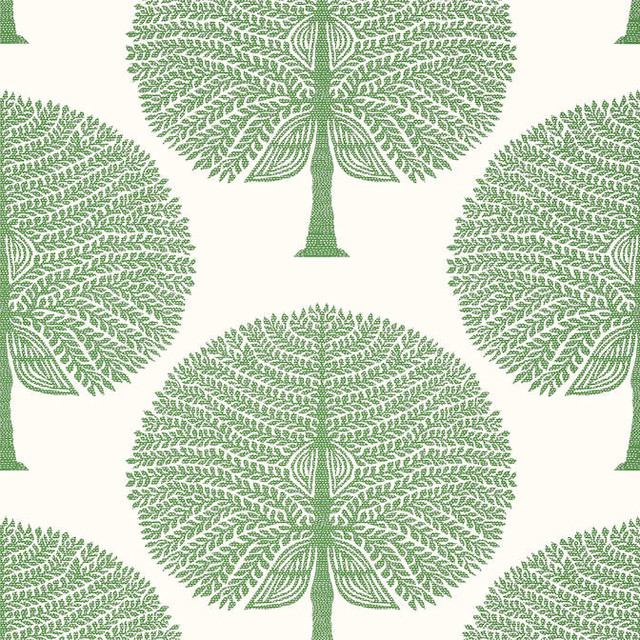 Thibaut Wallpaper Mulberry Tree Green T10604 Wallpaper Wallpaper UNITED STATES - </p><p>Repeat: V: 18 27 - My Fabric Connection -