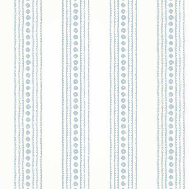 Thibaut Wallpaper New Haven Stripe Spa Blue T10612 Wallpaper Wallpaper UNITED STATES - </p><p>Repeat: V: 6.25 27 - My Fabric Connection -