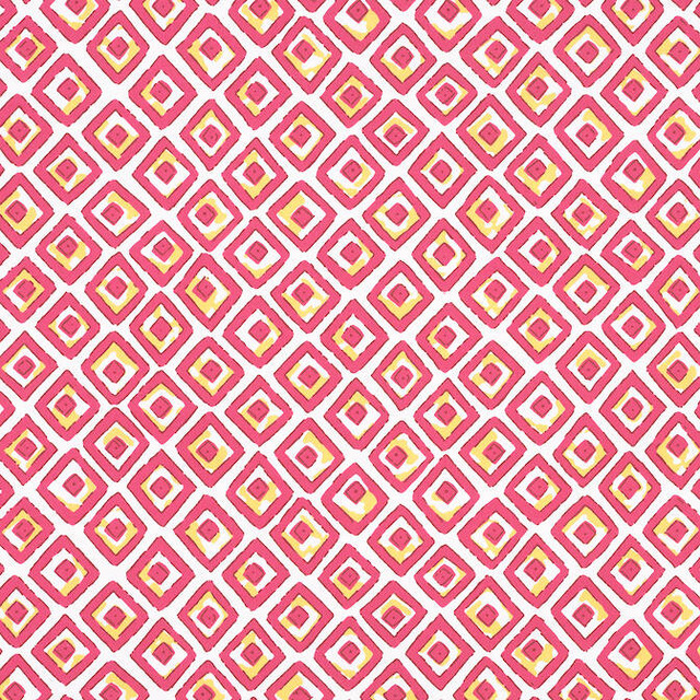 Thibaut Fabric Indian Diamond Pink F910663 Fabric 90% Cotton, 10% Linen UNITED STATES - </p><p>Repeat: V: 24.75 54 - My Fabric Connection - Thibaut Fabric Indian Diamond Pink F910663 Fabric 90% Cotton, 10% Linen UNITED STATES - </p><p>Repeat: V: 24.75 54 - My Fabric Connection -