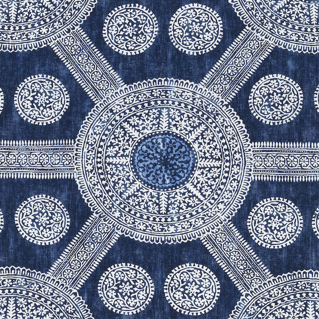 Thibaut Fabric Stonington Navy F910635 Fabric 100% Cotton UNITED KINGDOM 20000 </p><p>Repeat: V: 35 54 - My Fabric Connection -