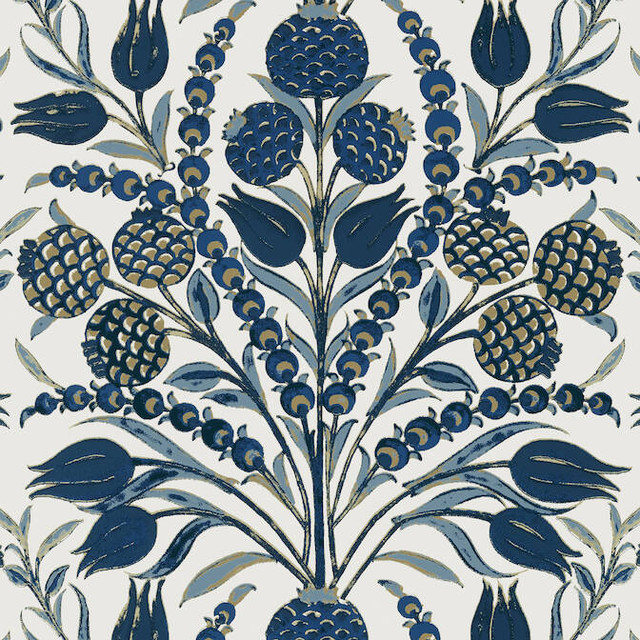 Thibaut Wallpaper Corneila Navy T72603 Wallpaper Wallpaper U.S.A. - </p><p>Repeat: V: 25.25 27 - My Fabric Connection - Thibaut Wallpaper Corneila Navy T72603 Wallpaper Wallpaper U.S.A. - </p><p>Repeat: V: 25.25 27 - My Fabric Connection -