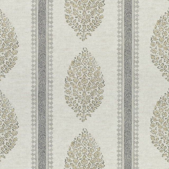 Thibaut Fabric Chappana Grey F910236 Fabric 60% Linen, 30% Cot, 10% Nylon UNITED KINGDOM - </p><p>Repeat: V: 13 54 - My Fabric Connection -