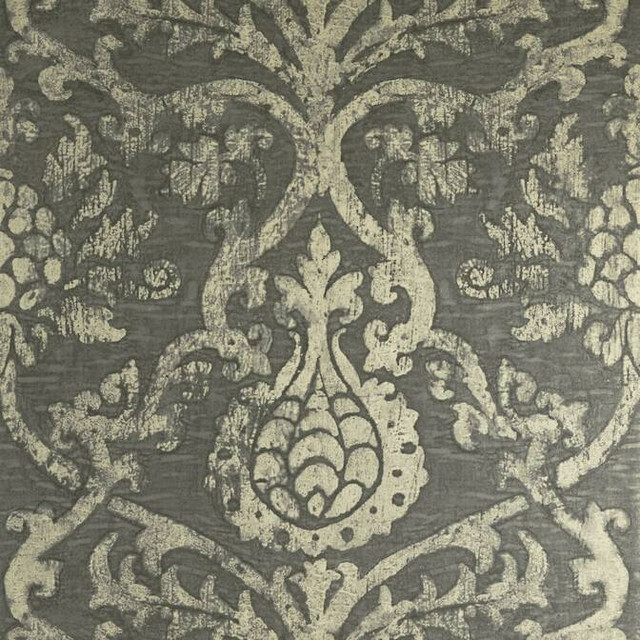 Thibaut Wallpaper Pravata Damask Smoke on Foil T89177 Wallpaper Non Woven Wallpaper ITALY - </p><p>Repeat: V: 25.5 27 - My Fabric Connection - Thibaut Wallpaper Pravata Damask Smoke on Foil T89177 Wallpaper Non Woven Wallpaper ITALY - </p><p>Repeat: V: 25.5 27 - My Fabric Connection -