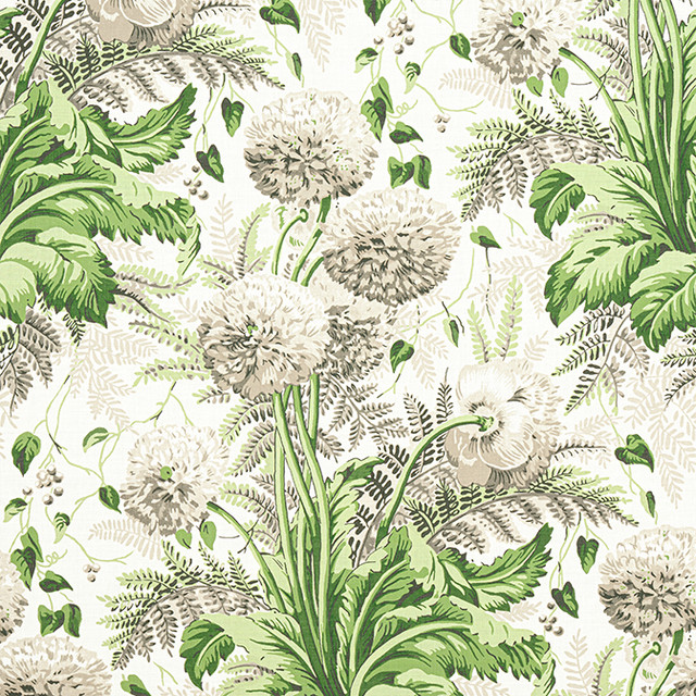 Anna French Fabric Dahlia Spring on White AF24538 Fabric 60% Linen, 30% Cot, 10% Nylon UNITED KINGDOM 20000 </p><p>Repeat: V: 34.5 54 - My Fabric Connection -