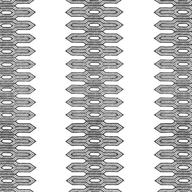 Thibaut Fabric Nola Stripe Embroidery Black W720809 Fabric 59% Cot, 41% Linen w/ 100% Spun Poly Emb INDIA - </p><p>Repeat: V: 1.75 52 - My Fabric Connection - Thibaut Fabric Nola Stripe Embroidery Black W720809 Fabric 59% Cot, 41% Linen w/ 100% Spun Poly Emb INDIA - </p><p>Repeat: V: 1.75 52 - My Fabric Connection -