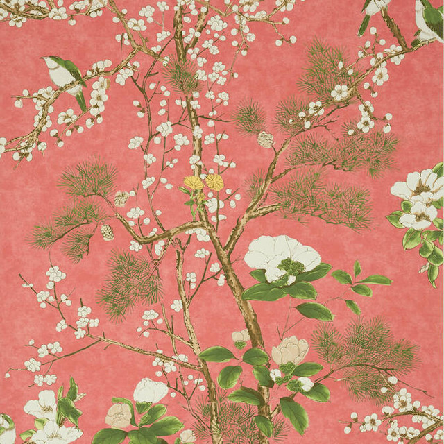 Thibaut Wallpaper Katsura Coral T13624 Wallpaper Non Woven Wallpaper UNITED STATES - </p><p>Repeat: V: 51 27 - My Fabric Connection - Thibaut Wallpaper Katsura Coral T13624 Wallpaper Non Woven Wallpaper UNITED STATES - </p><p>Repeat: V: 51 27 - My Fabric Connection -