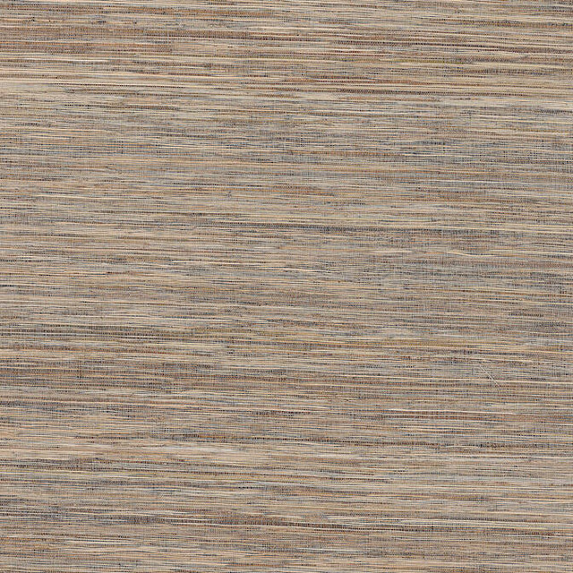 Thibaut Wallpaper Ramie Bay Black T3634 Wallpaper Raw Jute CHINA - </p><p>Repeat: V: - 36 - My Fabric Connection -