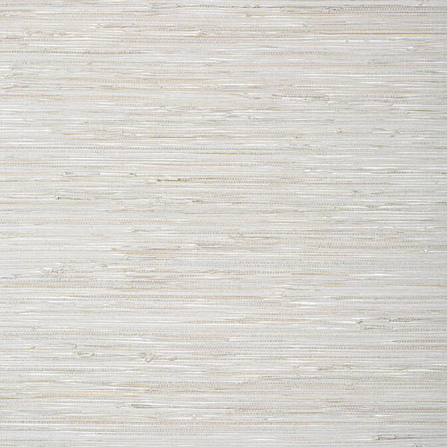 Thibaut Wallpaper Sutton Grey T24057 Wallpaper Grasscloth Printed KOREA - </p><p>Repeat: V: - 36 - My Fabric Connection -