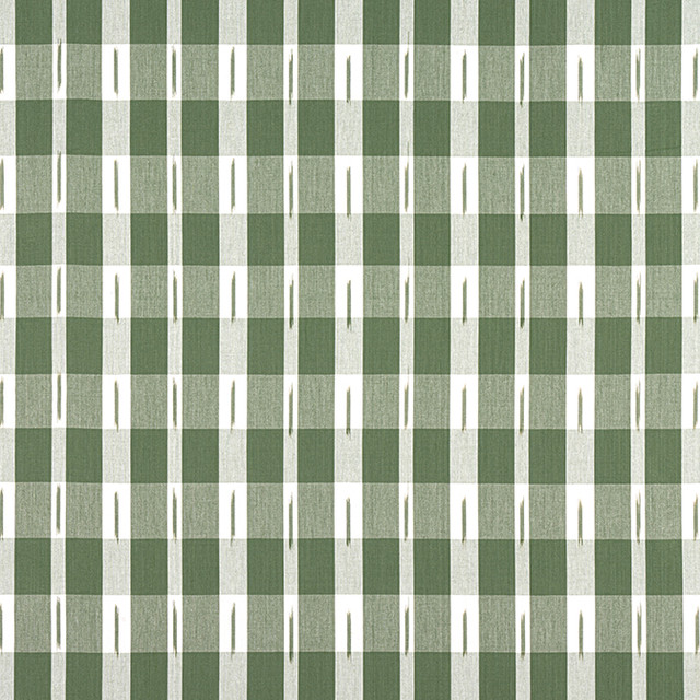 Thibaut Fabric Ellastone Check Green W736437 Fabric 100% Cotton INDIA 15000 </p><p>Repeat: V: 4.5 54 - My Fabric Connection -
