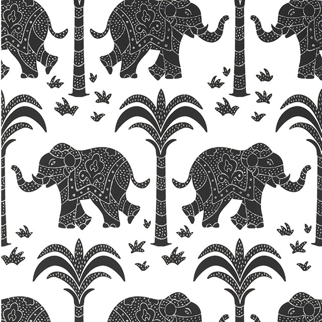 Thibaut Wallpaper Elephant Black T16202 Wallpaper Wallpaper U.S.A. - </p><p>Repeat: V: 25.25 27 - My Fabric Connection - Thibaut Wallpaper Elephant Black T16202 Wallpaper Wallpaper U.S.A. - </p><p>Repeat: V: 25.25 27 - My Fabric Connection -