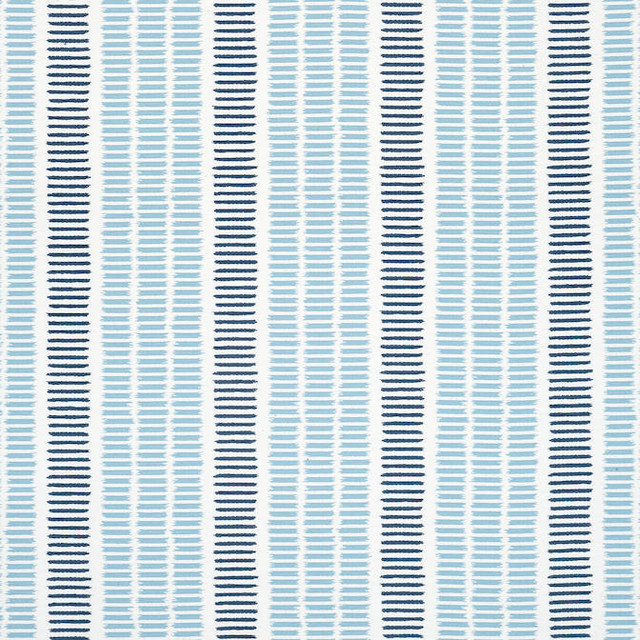 Thibaut Fabric Topsail Stripe Sky and Marine W73515 Fabric 100% Polyester (UV) U.S.A. - </p><p>Repeat: V: 8.5 54 - My Fabric Connection - Thibaut Fabric Topsail Stripe Sky and Marine W73515 Fabric 100% Polyester (UV) U.S.A. - </p><p>Repeat: V: 8.5 54 - My Fabric Connection -
