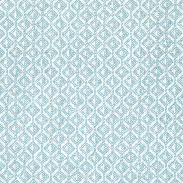 Thibaut Fabric Trion Aqua W73457 Fabric 100% Polyester (UV) U.S.A. - </p><p>Repeat: V: 1.5 54 - My Fabric Connection -