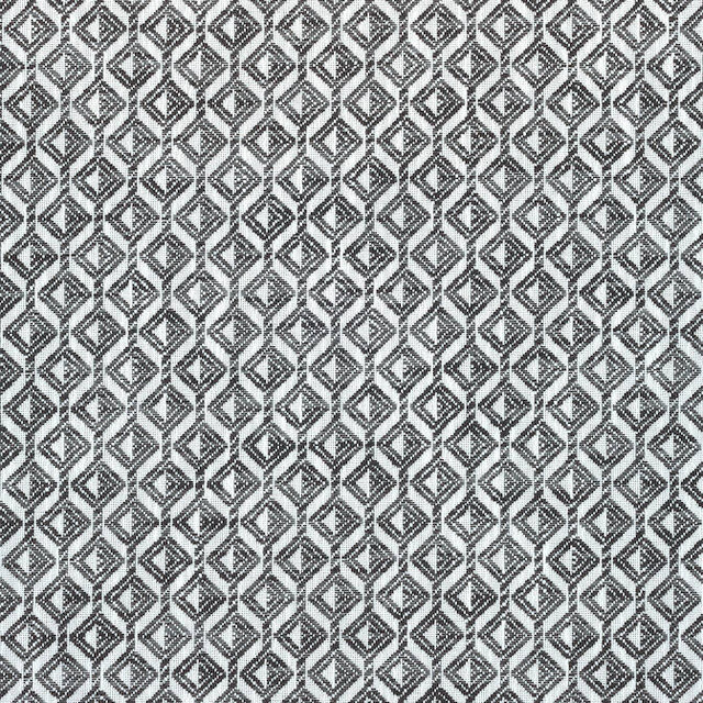 Thibaut Fabric Trion Charcoal W73459 Fabric 100% Polyester (UV) U.S.A. - </p><p>Repeat: V: 1.5 54 - My Fabric Connection -