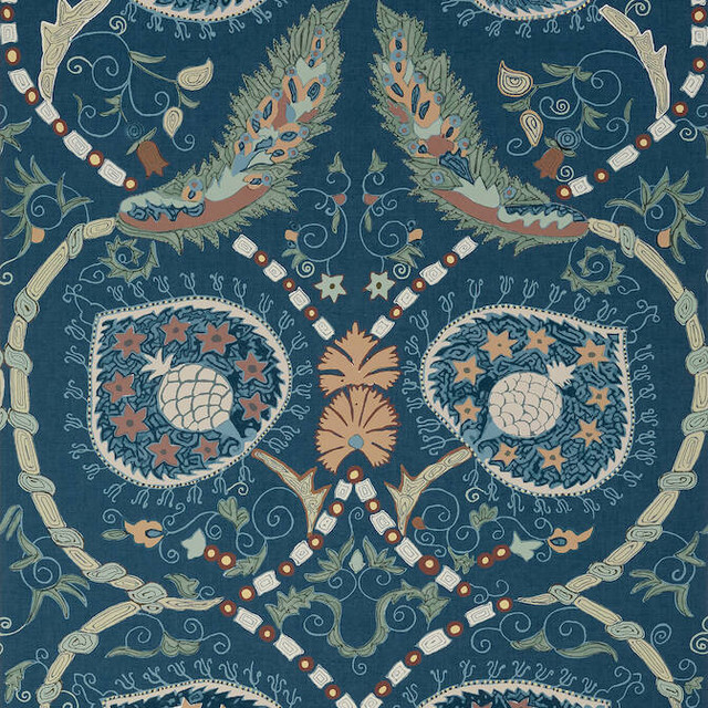 Thibaut Wallpaper Lewis Navy and Teal T13217 Wallpaper Non Woven Wallpaper UNITED STATES - </p><p>Repeat: V: 48.5 27 - My Fabric Connection - Thibaut Wallpaper Lewis Navy and Teal T13217 Wallpaper Non Woven Wallpaper UNITED STATES - </p><p>Repeat: V: 48.5 27 - My Fabric Connection -