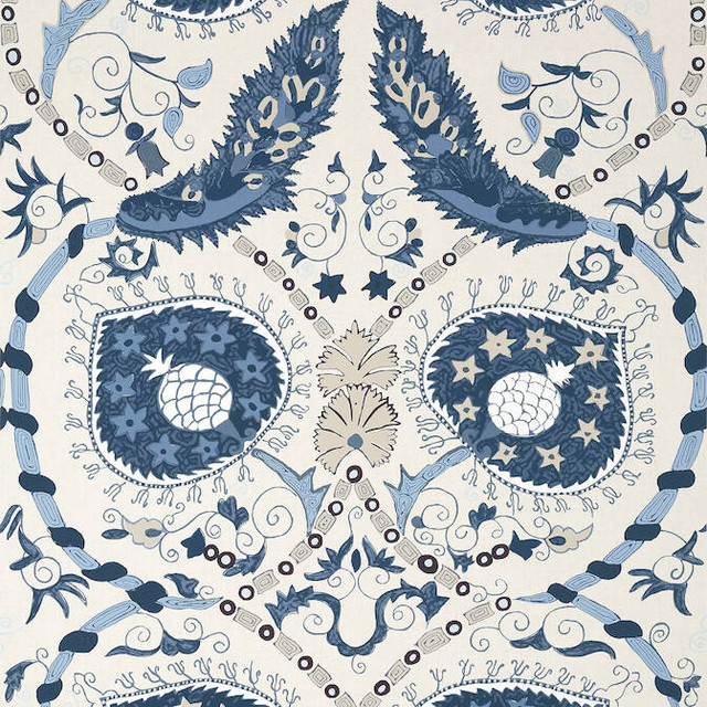 Thibaut Wallpaper Lewis Blue and Beige T13218 Wallpaper Non Woven Wallpaper UNITED STATES - </p><p>Repeat: V: 48.5 27 - My Fabric Connection - Thibaut Wallpaper Lewis Blue and Beige T13218 Wallpaper Non Woven Wallpaper UNITED STATES - </p><p>Repeat: V: 48.5 27 - My Fabric Connection -