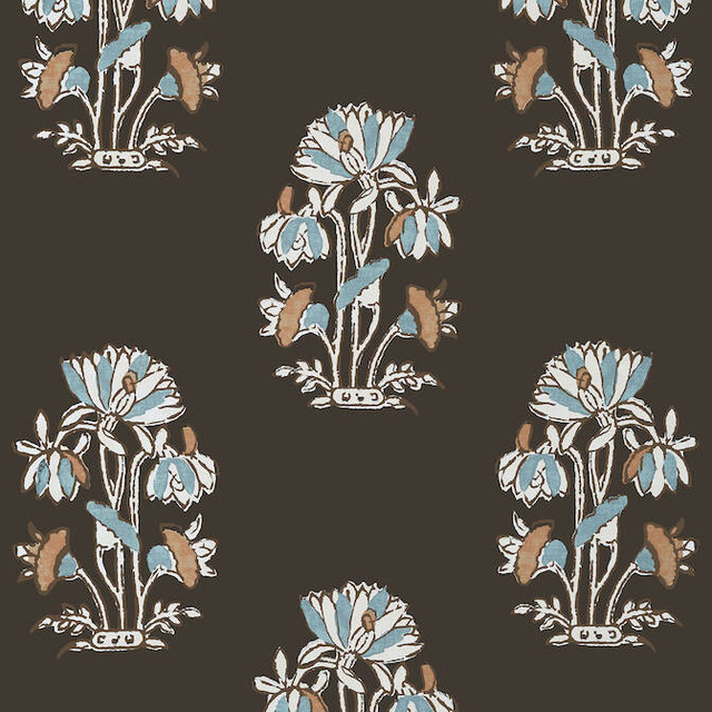 Thibaut Wallpaper Lily Flower Black T13200 Wallpaper Wallpaper UNITED STATES - </p><p>Repeat: V: 36 27 - My Fabric Connection - Thibaut Wallpaper Lily Flower Black T13200 Wallpaper Wallpaper UNITED STATES - </p><p>Repeat: V: 36 27 - My Fabric Connection -