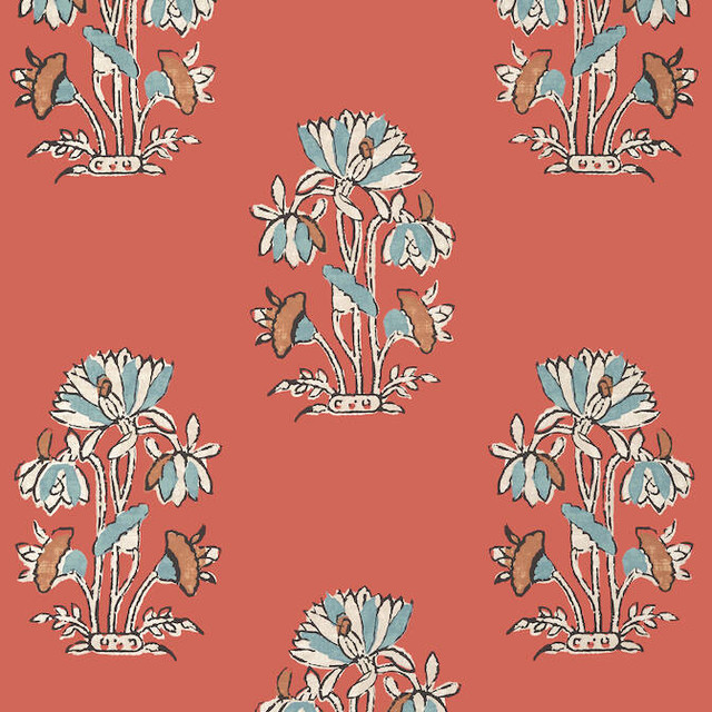 Thibaut Wallpaper Lily Flower Coral T13205 Wallpaper Wallpaper UNITED STATES - </p><p>Repeat: V: 36 27 - My Fabric Connection - Thibaut Wallpaper Lily Flower Coral T13205 Wallpaper Wallpaper UNITED STATES - </p><p>Repeat: V: 36 27 - My Fabric Connection -