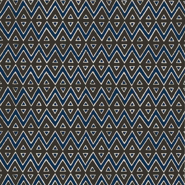 Thibaut Wallpaper Tiburon Brown and Navy T13236 Wallpaper Wallpaper UNITED STATES - </p><p>Repeat: V: 12.62 27 - My Fabric Connection -