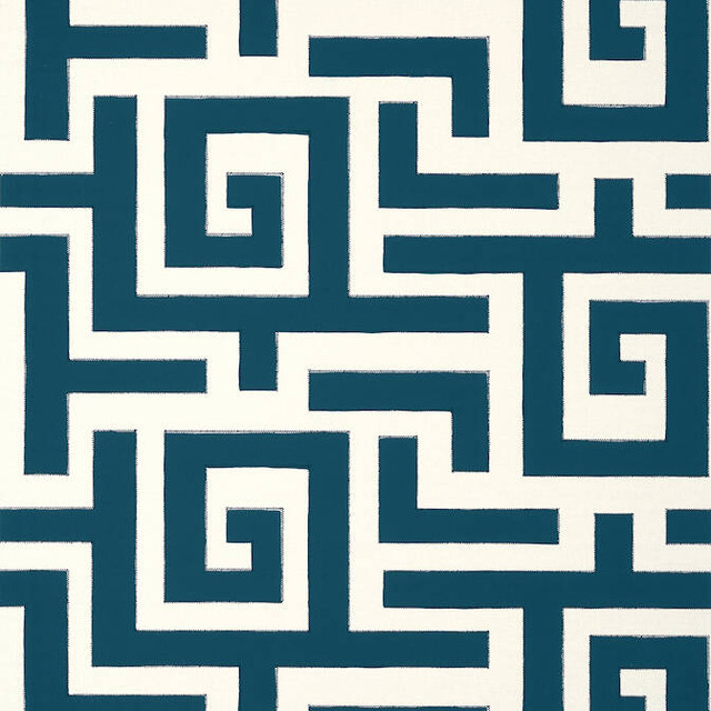 Thibaut Wallpaper Tulum Navy T13225 Wallpaper Wallpaper UNITED STATES - </p><p>Repeat: V: 12.62 27 - My Fabric Connection -