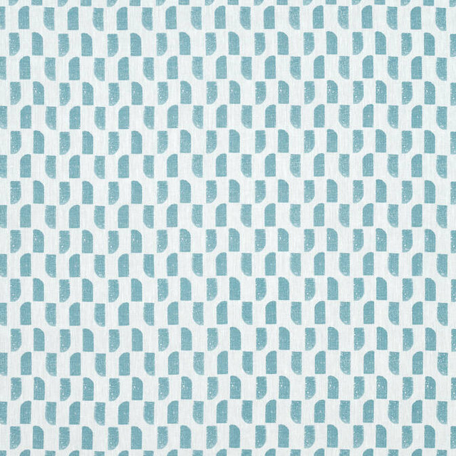 Anna French Fabric Akio Robin's Egg AF9819 Fabric 100% Linen INDIA - </p><p>Repeat: V: 8.5 54 - My Fabric Connection -