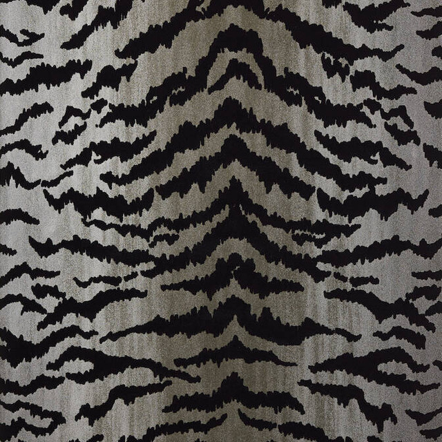 Thibaut Wallpaper Tiger Flock Black on Metallic Silver T83065 Wallpaper Flock on Non-Woven UNITED KINGDOM - </p><p>Repeat: V: 25.5 20.5 - My Fabric Connection - Thibaut Wallpaper Tiger Flock Black on Metallic Silver T83065 Wallpaper Flock on Non-Woven UNITED KINGDOM - </p><p>Repeat: V: 25.5 20.5 - My Fabric Connection -