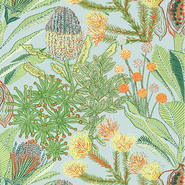 Thibaut Wallpaper Protea Light Blue T13925 Wallpaper Wallpaper U.S.A. - </p><p>Repeat: V: 25.25 27 - My Fabric Connection - Thibaut Wallpaper Protea Light Blue T13925 Wallpaper Wallpaper U.S.A. - </p><p>Repeat: V: 25.25 27 - My Fabric Connection -