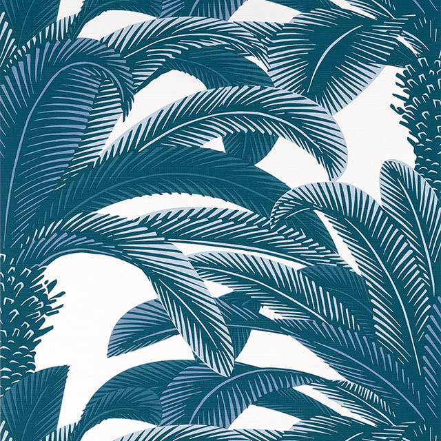 Thibaut Wallpaper Queen Palm Navy T13910 Wallpaper Non-Woven Vinyl Wallpaper U.S.A. - </p><p>Repeat: V: 25 27 - My Fabric Connection - Thibaut Wallpaper Queen Palm Navy T13910 Wallpaper Non-Woven Vinyl Wallpaper U.S.A. - </p><p>Repeat: V: 25 27 - My Fabric Connection -