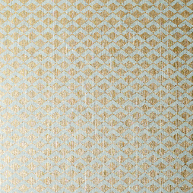 Anna French Wallpaper Cashiers Aqua on Metallic Gold AT79111 Wallpaper Paperweave KOREA - </p><p>Repeat: V: 2.75 36 - My Fabric Connection - Anna French Wallpaper Cashiers Aqua on Metallic Gold AT79111 Wallpaper Paperweave KOREA - </p><p>Repeat: V: 2.75 36 - My Fabric Connection -