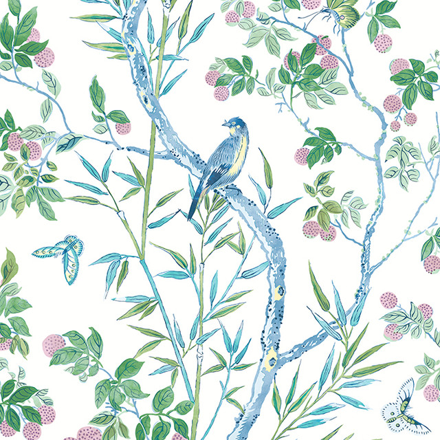 Thibaut Wallpaper Claire Blue and Green T42014 Wallpaper Non Woven Wallpaper UNITED STATES - </p><p>Repeat: V: 36 27 - My Fabric Connection - Thibaut Wallpaper Claire Blue and Green T42014 Wallpaper Non Woven Wallpaper UNITED STATES - </p><p>Repeat: V: 36 27 - My Fabric Connection -