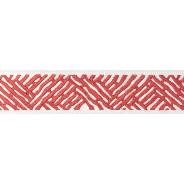 Thibaut Fabric Cobble Hill Tape Coral E12017 Fabric 65% Cotton, 35% Spun Poly INDIA - </p><p>Repeat: V: 7.62 2 - My Fabric Connection - Thibaut Fabric Cobble Hill Tape Coral E12017 Fabric 65% Cotton, 35% Spun Poly INDIA - </p><p>Repeat: V: 7.62 2 - My Fabric Connection -