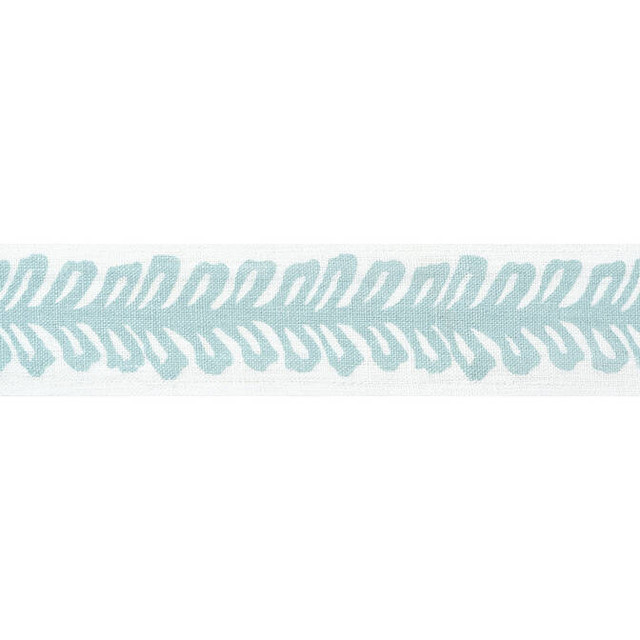 Thibaut Fabric Lenox Tape Mist E12036 Fabric 100% Linen INDIA - </p><p>Repeat: V: 3.75 2 - My Fabric Connection -