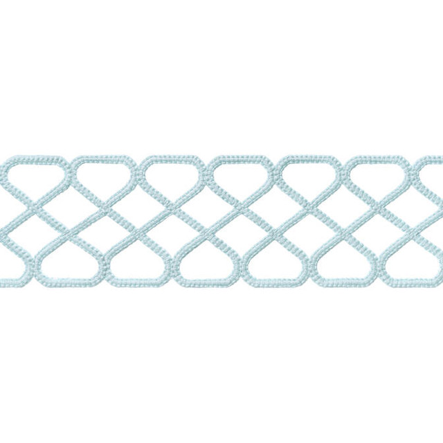 Thibaut Fabric Ripley Applique Mist E12023 Fabric 100% Polyester INDIA - </p><p>Repeat: V: 1.37 2.5 - My Fabric Connection -