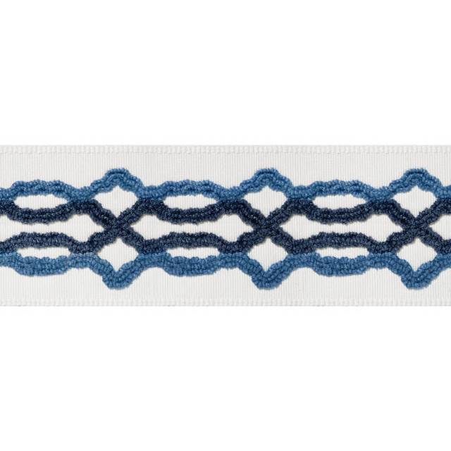 Thibaut Fabric Hartney Tape Bermuda and Navy E12089 Fabric 63% Cotton, 37% Viscose INDIA - </p><p>Repeat: V: 2.75 2.875 - My Fabric Connection - Thibaut Fabric Hartney Tape Bermuda and Navy E12089 Fabric 63% Cotton, 37% Viscose INDIA - </p><p>Repeat: V: 2.75 2.875 - My Fabric Connection -