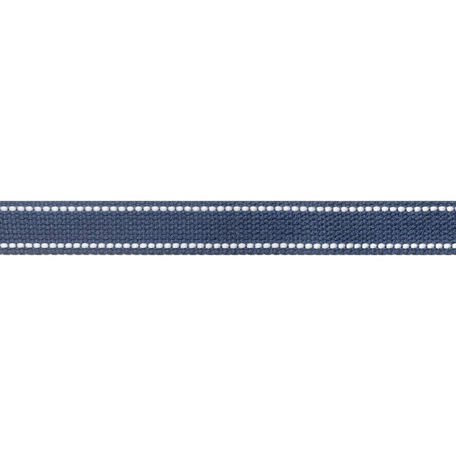 Thibaut Fabric Beckett Tape Navy E12261 Fabric 100% Cotton INDIA - </p><p>Repeat: V: - 1 - My Fabric Connection -