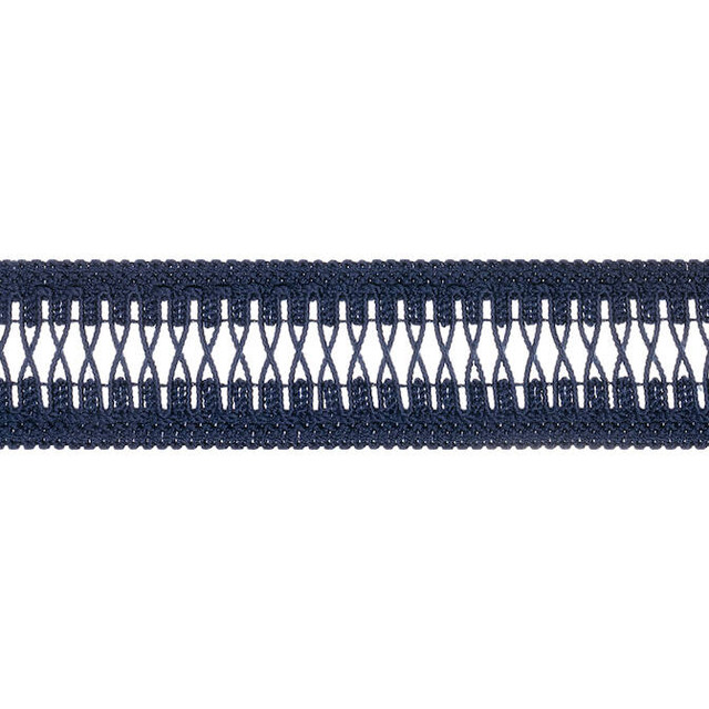 Thibaut Fabric Cecily Tape Navy E12206 Fabric 70% Acrylic, 20% Cotton, 10% Nylon TURKEY - </p><p>Repeat: V: 0.37 2.125 - My Fabric Connection -