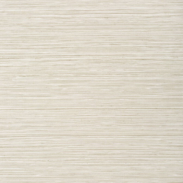 Thibaut Wallpaper Kendari Grass Putty T295 Wallpaper Non-Woven Vinyl Wallpaper U.S.A. - </p><p>Repeat: V: 21 27 - My Fabric Connection -