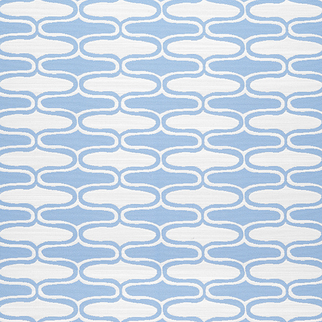 Thibaut Fabric Saraband Sky W8534 Fabric 100% Solution Dyed Acrylic ITALY 25000 </p><p>Repeat: V: 3 54 - My Fabric Connection -