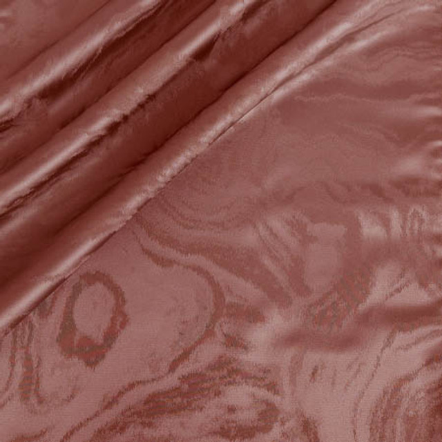 Carole Fabric Sea And Smoke Dusty Rose Brilliance 100% Polyester India 14 1/4" V, 18 5/8" H 55.5" - My Fabric Connection -