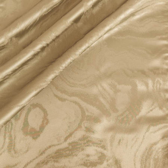Carole Fabric Sea And Smoke Hazelnut Brilliance 100% Polyester India 14 1/4" V, 18 5/8" H 55.5" - My Fabric Connection -