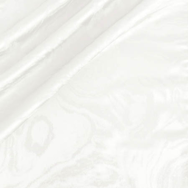 Carole Fabric Sea And Smoke White Brilliance 100% Polyester India 14 1/4" V, 18 5/8" H 55.5" - My Fabric Connection -