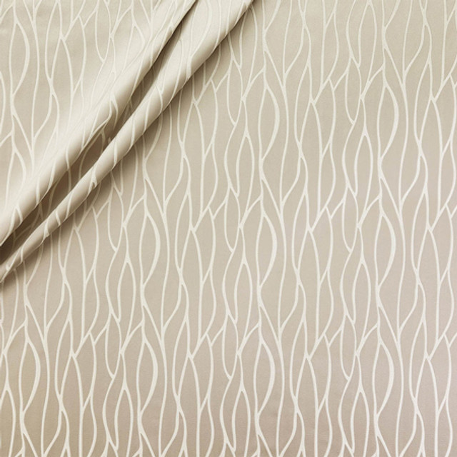 Carole Fabric In The Connections Oyster Fearless 100% Polyester India 9 7/8" V, 8 5/8" H 53.5" - My Fabric Connection -
